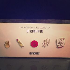 These are beautycounter pins